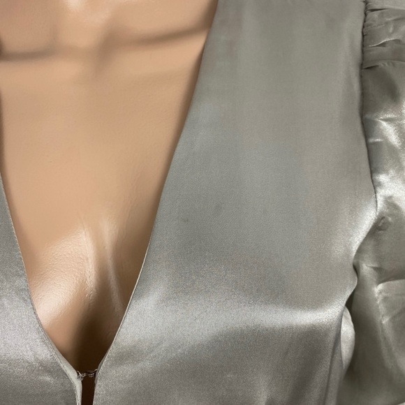 NEW SAYLOR REVOLVE SILVER MINI DRESS - Picture 4 of 9